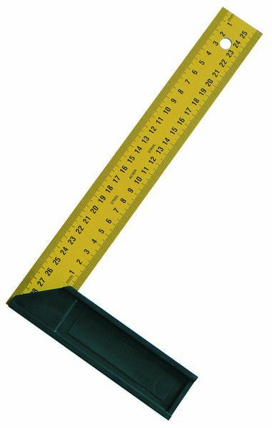 EQUERRE DROITE ET D'ONGLET LAME ACIER TALON PLAST 250MM TALIAPLAST - 460938