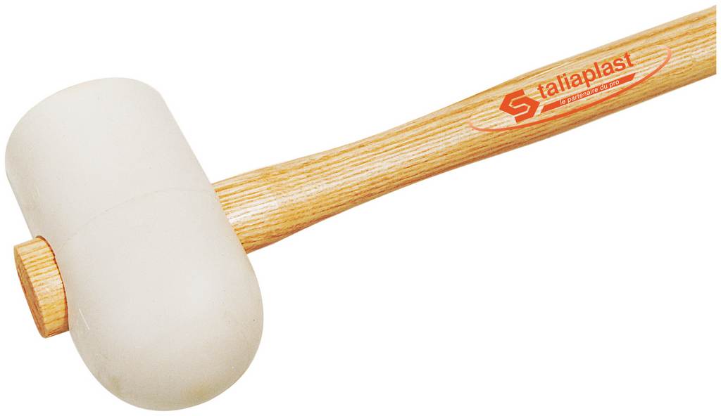 MAILLET CARRELEUR BLANC DIAM.55MM TALIAPLAST - 471000