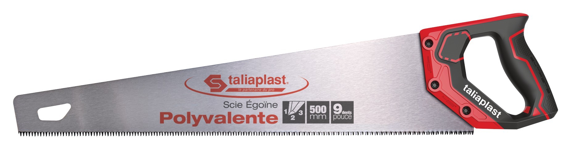 Scie egoine polyvalente 500mm poignee bi-matiere TALIAPLAST - 480238