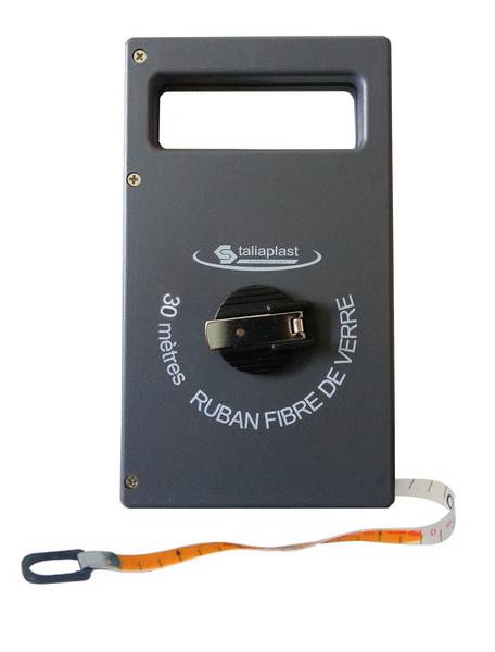 TRIPLE DECAMETRE RUBAN FIBRE BOITIER ABS - TALIAPLAST - 490309