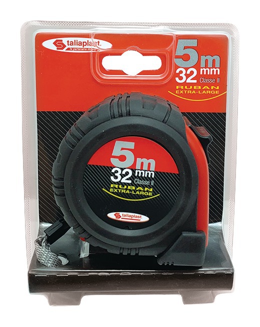 Quintuple metre bi-matiere 32mm (blister) TALIAPLAST - 490672