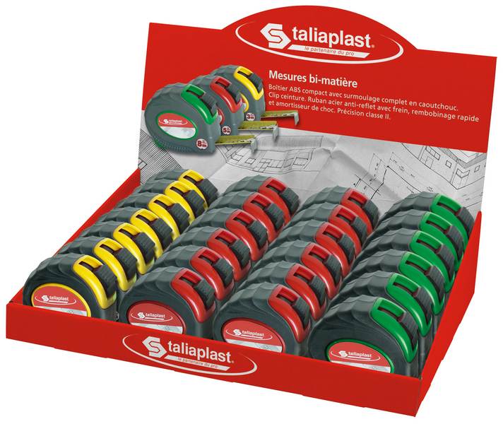 PRESENTOIR MESURES BI-MATIERE(7X3M/12X5M/6X8M) TALIAPLAST - 490700