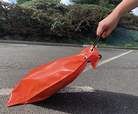 SAC DE LESTAGE PVC ORANGE TALIAPLAST - 520502