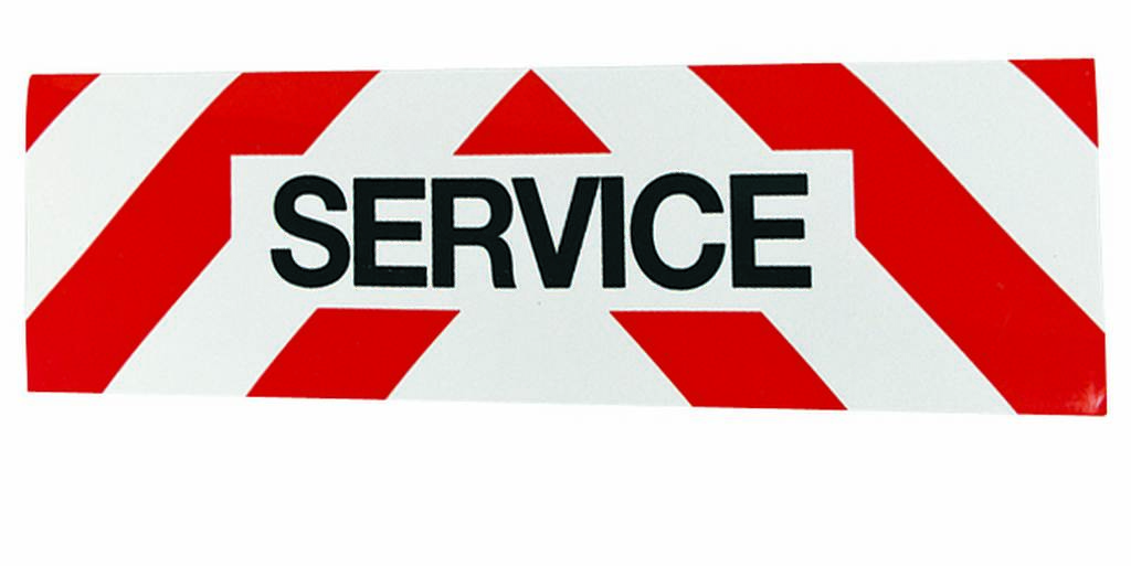 PANNEAU 'SERVICE' 100X30CM ADHESIF TALIAPLAST - 520902