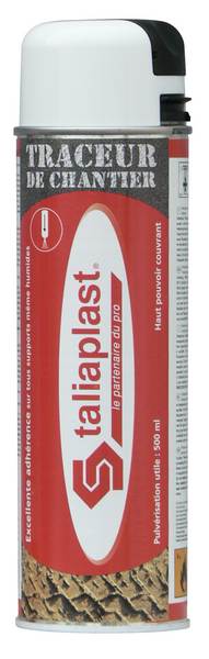 TRACEUR DE CHANTIER 500ML BLANC TALIAPLAST - 521001