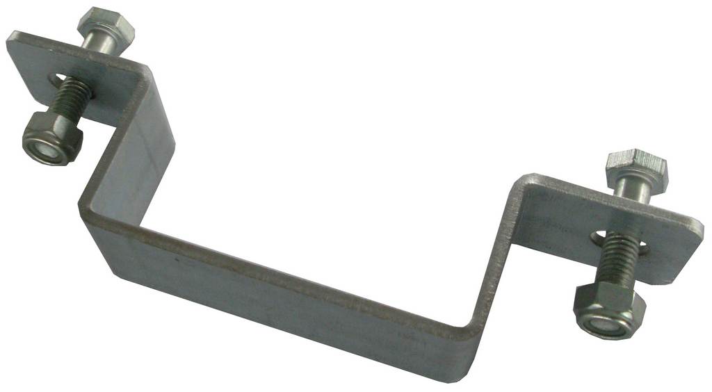 KIT DE 2 BRIDES RECTANGULAIRES POUR POTEAUX 80X40MM TALIAPLAST - 521917
