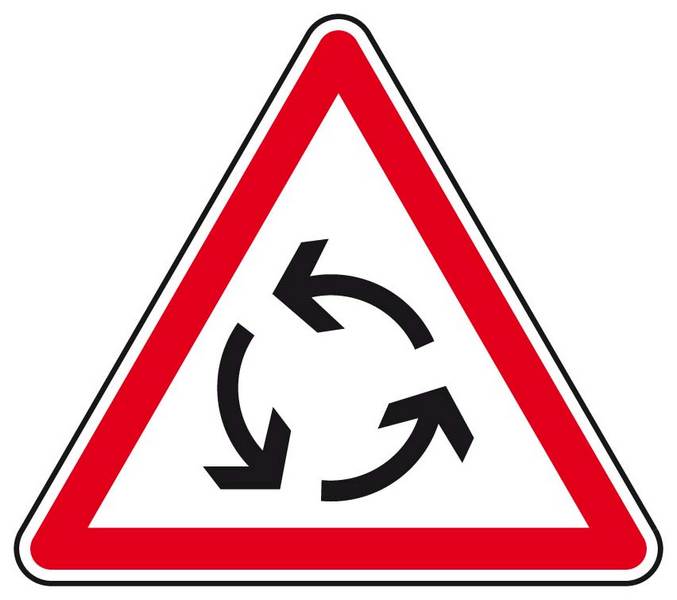 AB25-500-Classe 1-Carrefour à sens giratoire TALIAPLAST - 523001