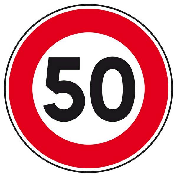 B14-650-Classe 1-Limitation de vitesse à 50km/h TALIAPLAST - 523604