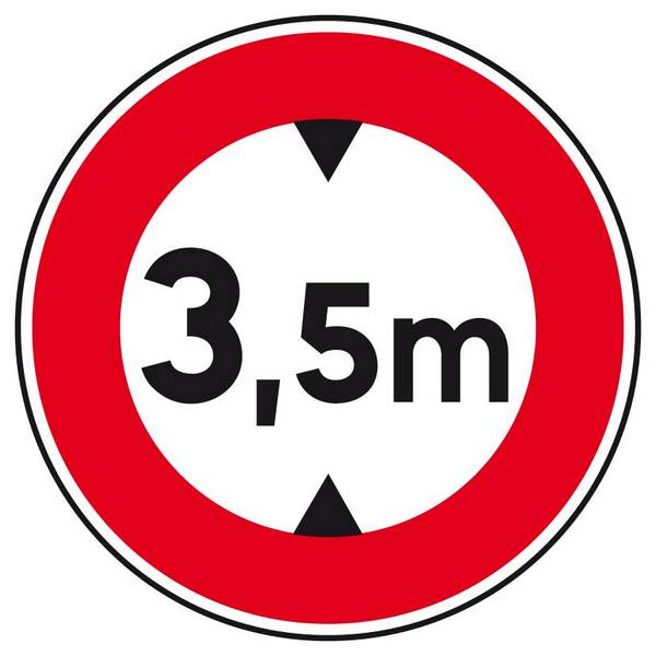 B12-850-Classe 1-Interdiction si hauteur supérieure à.. TALIAPLAST - 523708