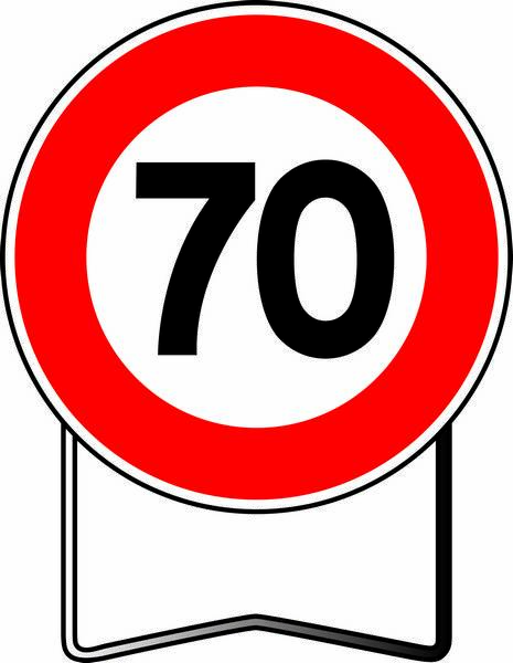 B14 850 C2 LIMITATION DE VITESSE 70KM/H TALIAPLAST - 524114