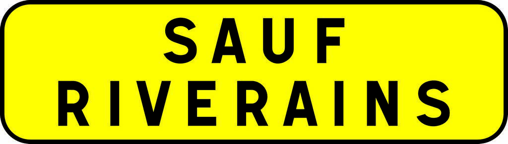 KM9 C2 900 JAUNE SAUF RIVERAINS TALIAPLAST - 525113