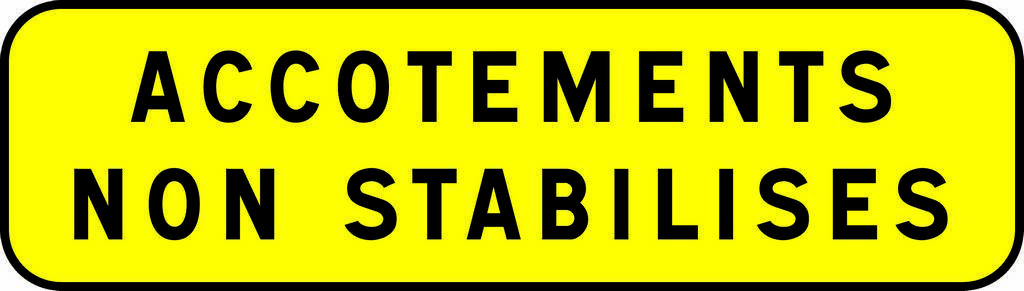 KM9 C2 900 JAUNE ACCOTEMENTS NON STABILISES TALIAPLAST - 525128