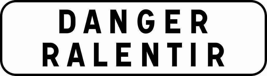 M9 C2 700 BLANC DANGER RALENTIR TALIAPLAST - 525454