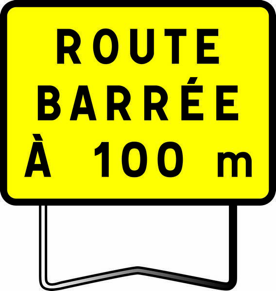 KC1 T1 ROUTE BARREE A 100M TALIAPLAST - 525601