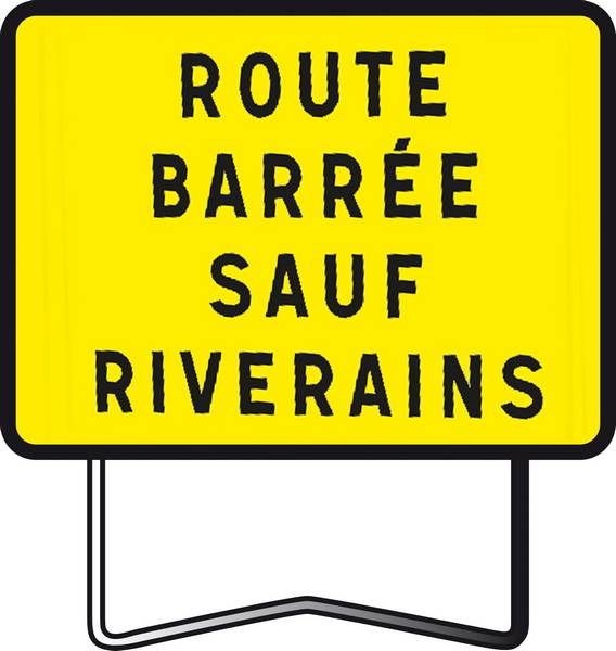 KC1 T1 ROUTE BARREE SAUF RIVERAINS TALIAPLAST - 525620