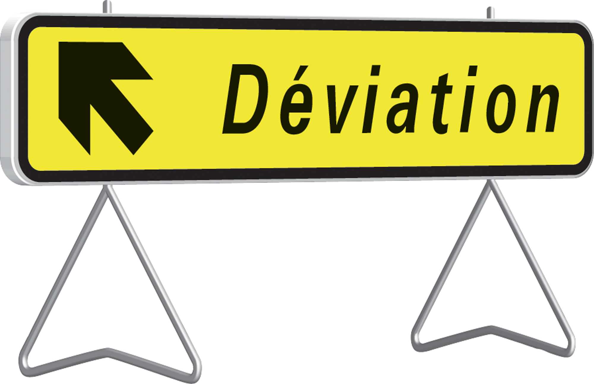 Panneau de déviation temporaire à gauche TALIAPLAST KD43a - 526005