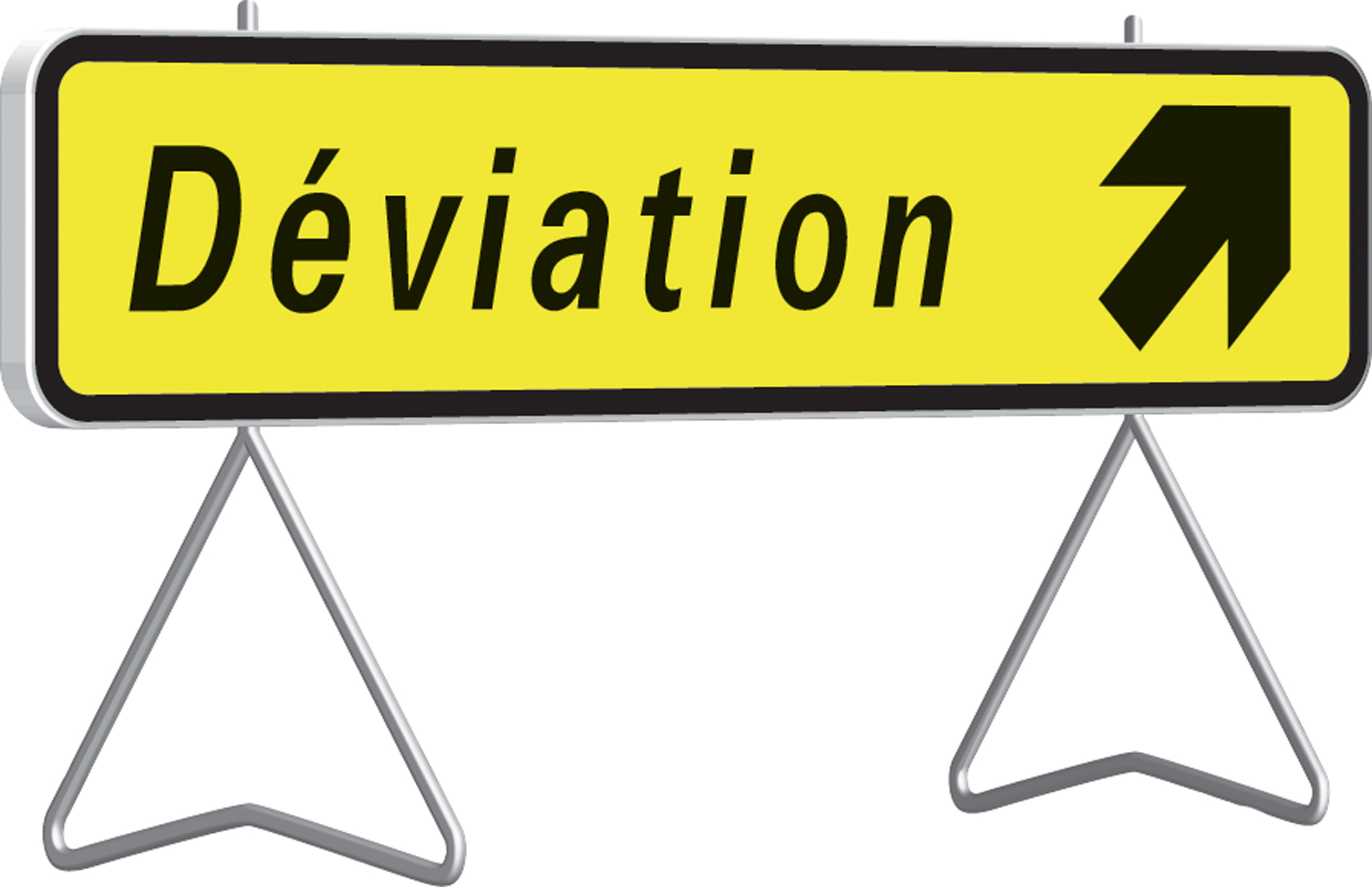 Panneau de déviation temporaire à droite TALIAPLAST KD43a - 526006