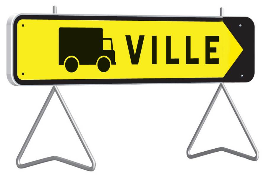 KD21b 1300 T1 DEVIATION VERS 'VILLE' FLECH.AMOV(CAMION) TALIAPLAST - 526007