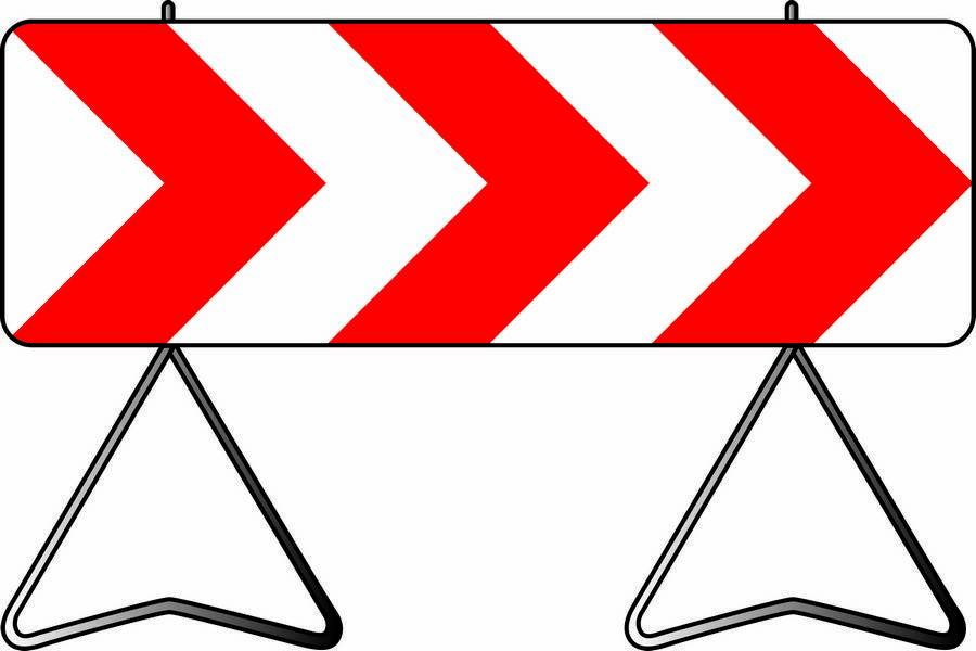 K8 C2 1500 DEVIATION OU RETRECISSEMENT DE VOIE TALIAPLAST - 526901