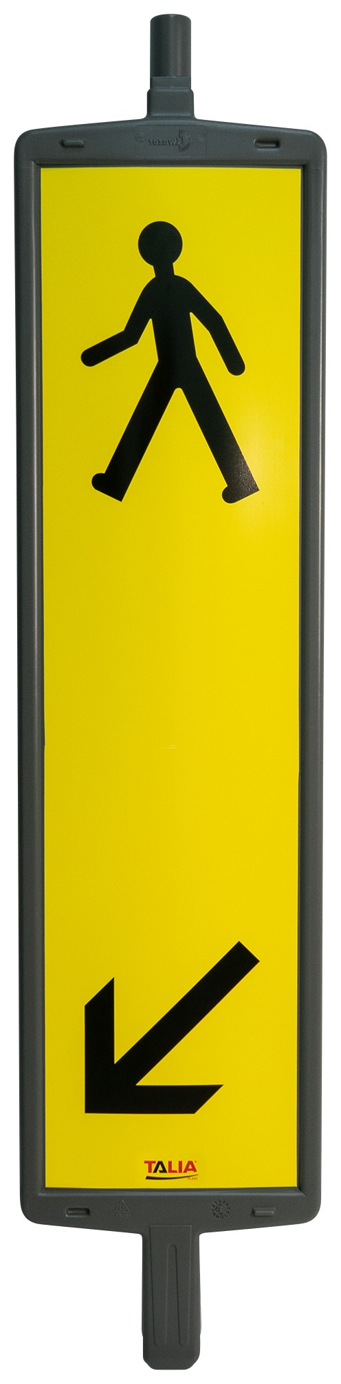 BALISE K5C PIETONS DOUBLE FACE SANS SOCLE TALIAPLAST - 527208