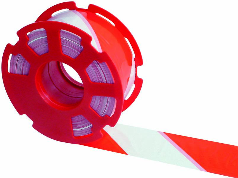 RUBAN 'RUBAFORT' ROUGE BLANC 500MX50MM TALIAPLAST - 540801