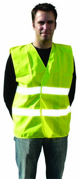 GILET JAUNE CLASSE 2 DOUBLE CEINTURE TALIAPLAST - 550553