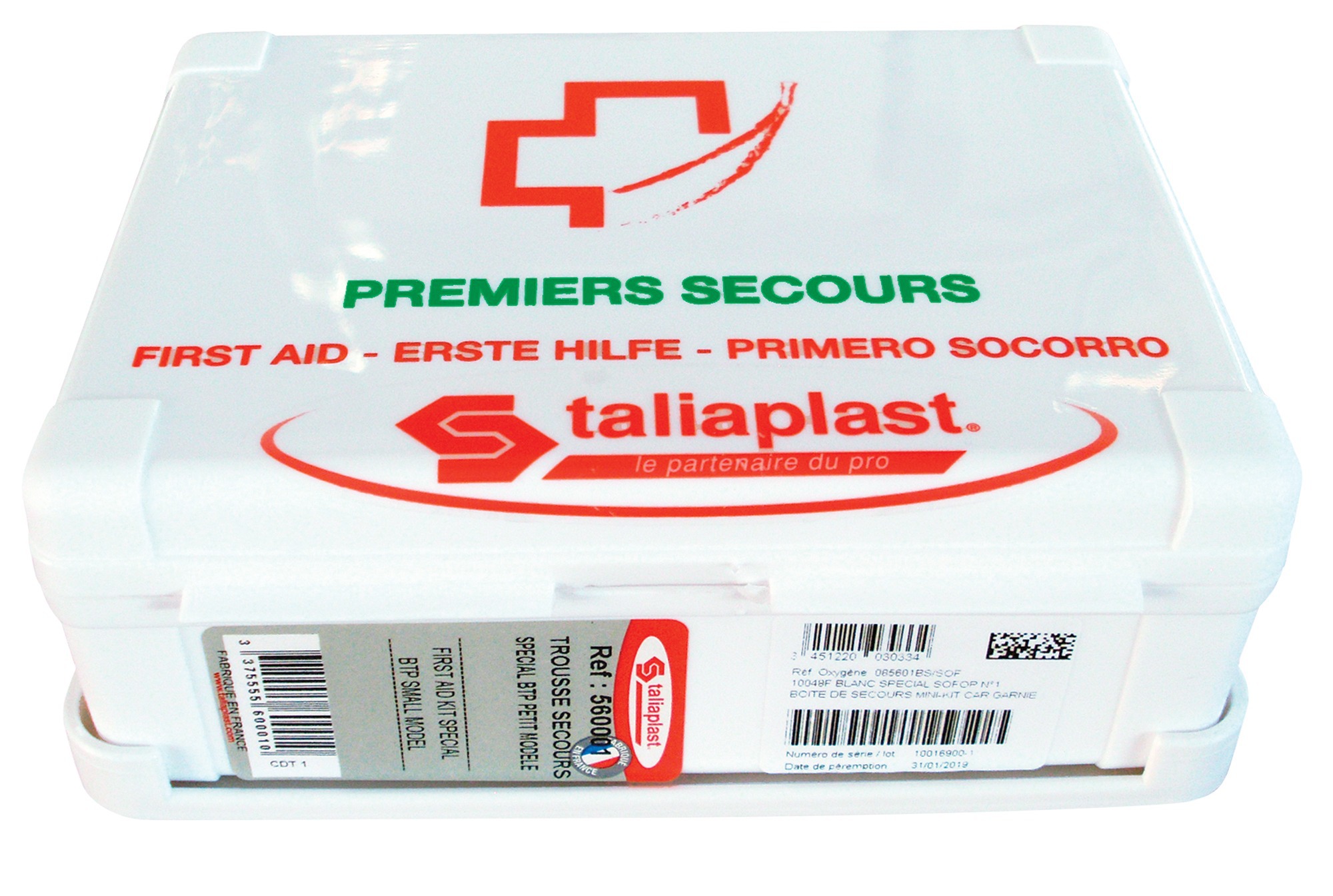 Trousse de secours special btp petit modele TALIAPLAST - 560001