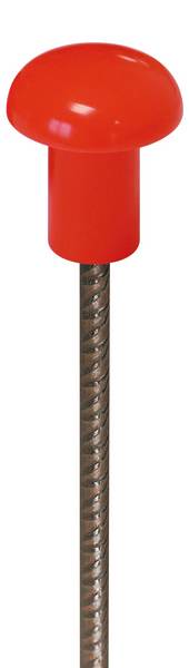 EMBOUT DE SECURITE ROUGE FLUO (SAC DE 125) TALIAPLAST - 600401