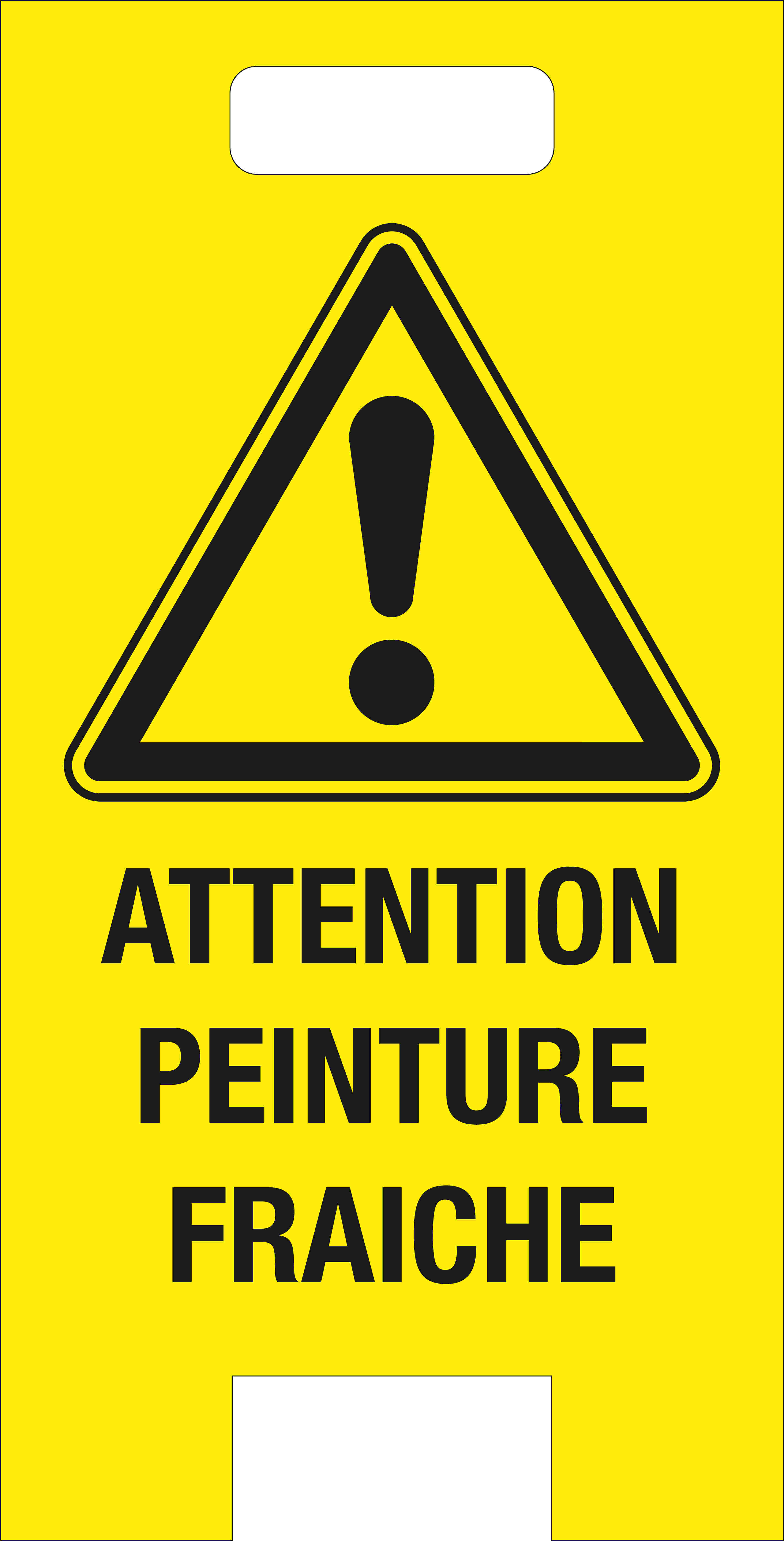 Chevalet de signalisation de danger 'Attention peinture fraîche' TALIAPLAST - 620052