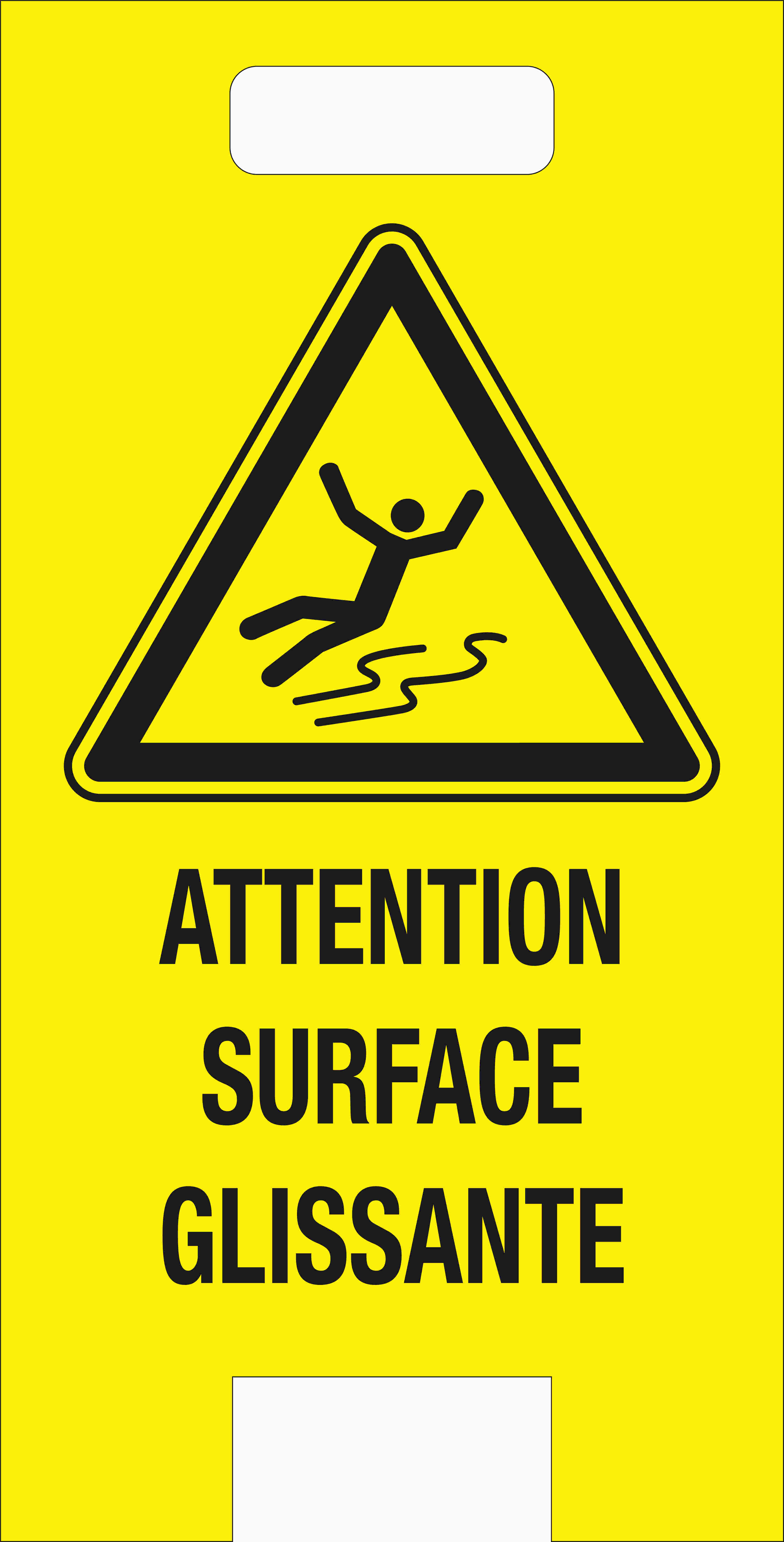 Chevalet de signalisation TALIAPLAST 'Attention surface glissante' - 620055