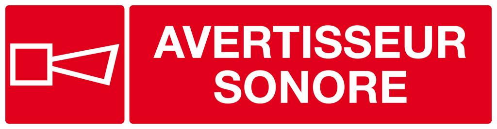 AVERTISSEUR SONORE 200x52mm TALIAPLAST - 620127