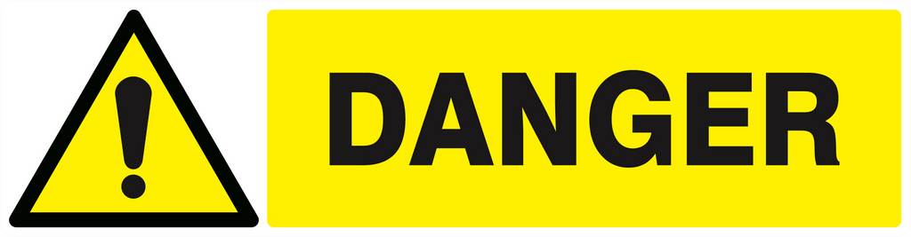 Panneau rigide DANGER 200x52mm TALIAPLAST - 620304