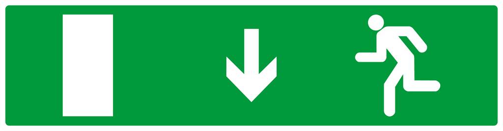 EVACUATION SORTIE BAS GAUCHE 200x52mm TALIAPLAST - 620425