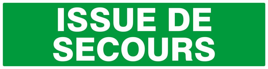 ISSUE DE SECOURS 200x52mm TALIAPLAST - 620431