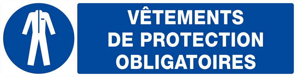 VETEMENTS DE PROTECTION OBLIGATOIRES 200x52mm TALIAPLAST - 620519