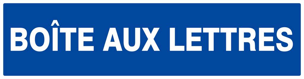 Panneau rigide BOITE AUX LETTRES 200x52mm TALIAPLAST - 620609