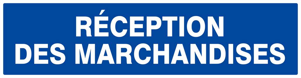 Panneau rigide RECEPTION DES MARCHANDISES 200x52mm TALIAPLAST - 620625