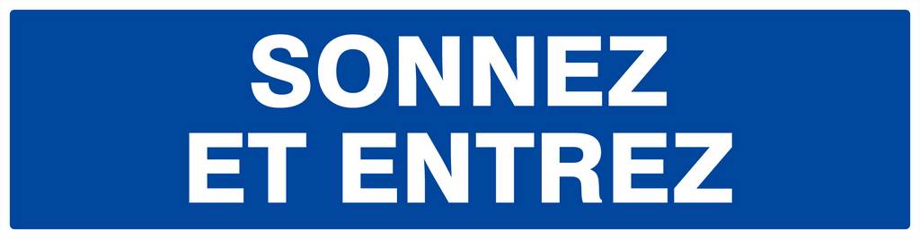 Panneau rigide SONNEZ ET ENTREZ 200x52mm TALIAPLAST - 620631