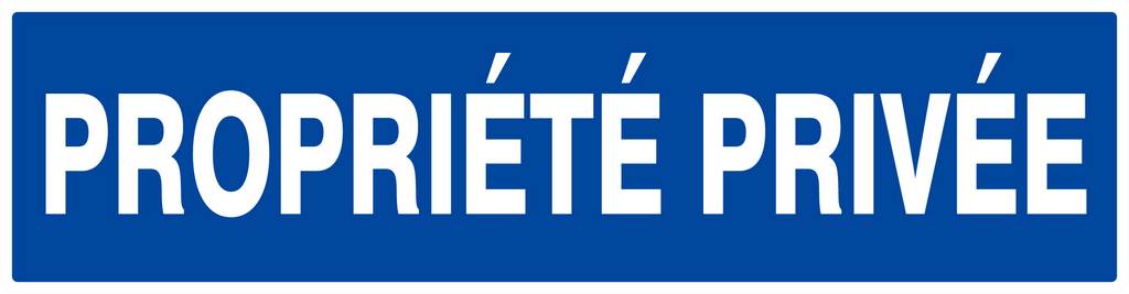 Panneau rigide PROPRIETE PRIVEE 200x52mm TALIAPLAST - 620643