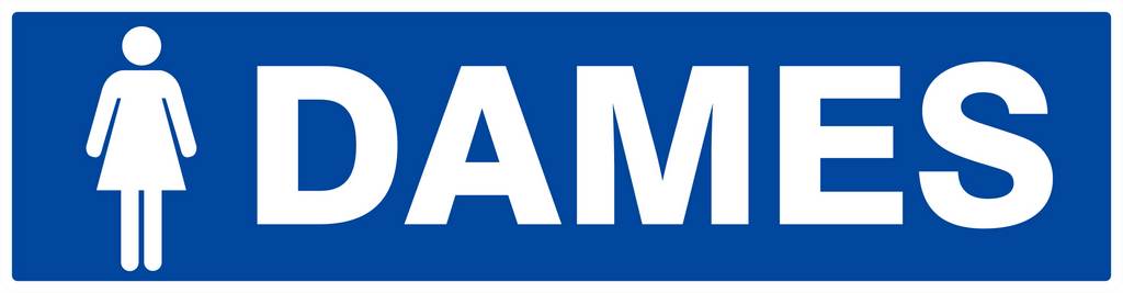 Panneau rigide TOILETTES DAMES 200x52mm TALIAPLAST - 620647