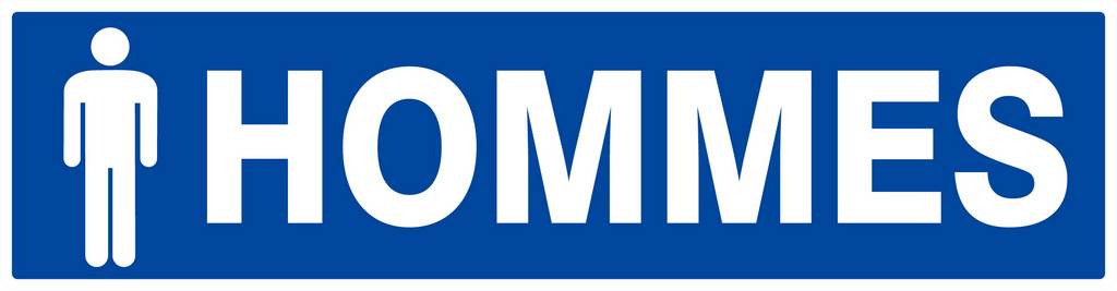 Panneau rigide TOILETTES HOmmES 200x52mm TALIAPLAST - 620648