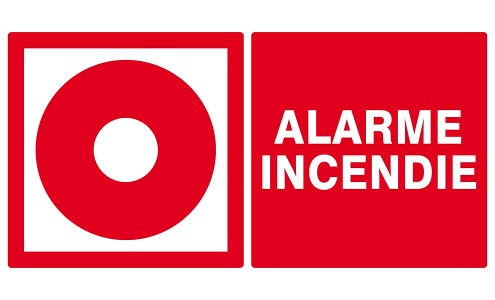 ALARME INCENDIE 330x200mm TALIAPLAST - 621106