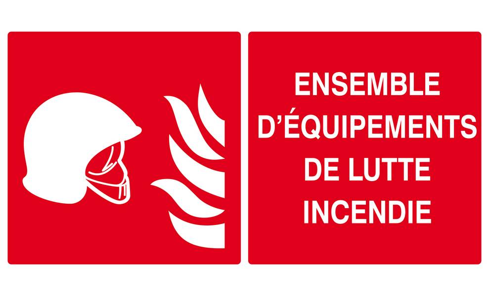 EQUIPEMENTS DE LUTTE CONTRE L'INCENDIE 330x200mm TALIAPLAST - 621112