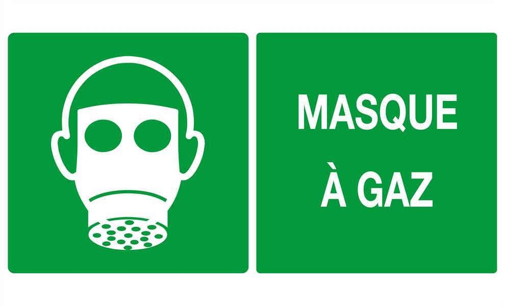 MASQUE A GAZ 330x200mm TALIAPLAST - 621412