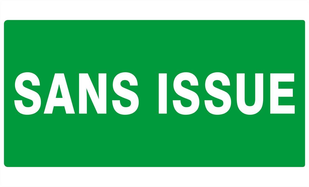 SANS ISSUE (SECOURS) 330X200mm TALIAPLAST - 621417