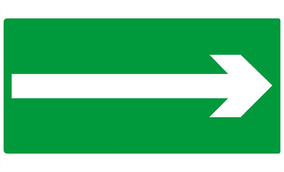 FLECHE (SECOURS) 330x200mm TALIAPLAST - 621422