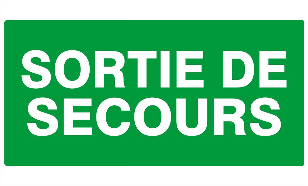 SORTIE DE SECOURS 330x200mm TALIAPLAST - 621432