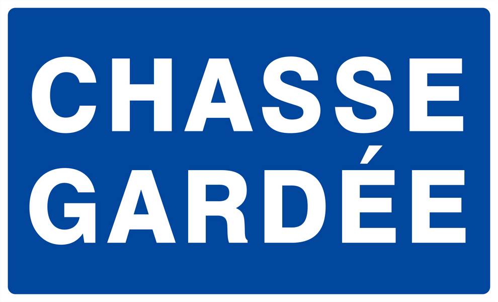 Panneau rigide CHASSE GARDEE 330x200mm TALIAPLAST - 621602