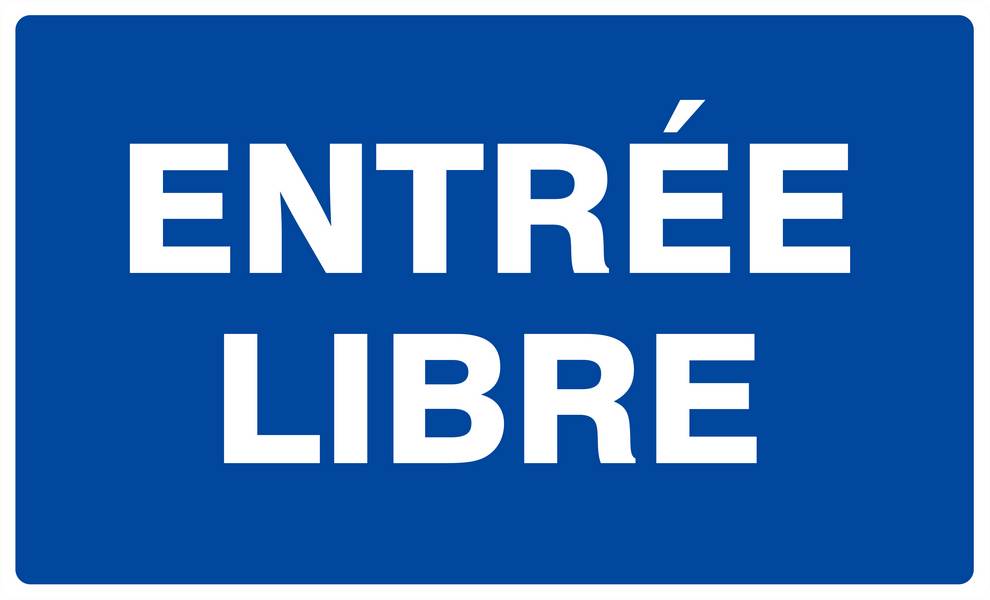 Panneau rigide ENTREE LIBRE 330x200mm TALIAPLAST - 621615