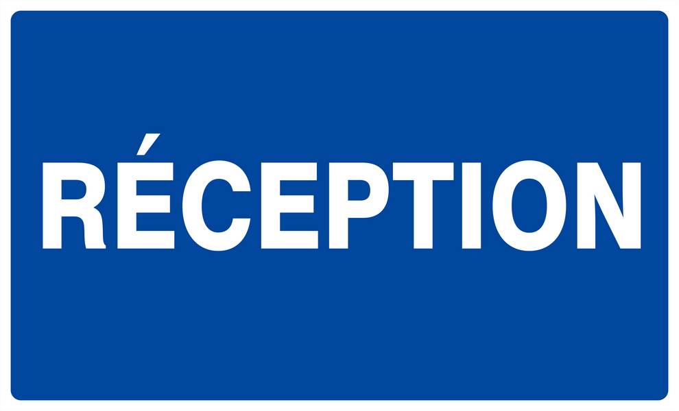 Panneau rigide RECEPTION 330x200mm TALIAPLAST - 621624